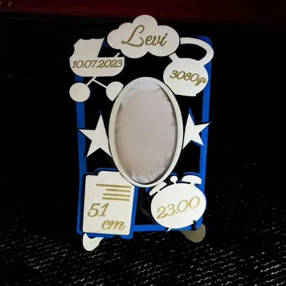 Tablou personalizat cu date de nastere ale unui copil